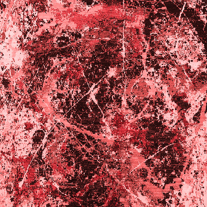 Machine Washable Oriental Red Industrial Rug, wshurb2670red