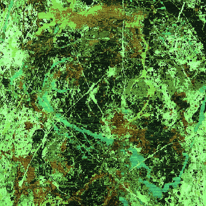 Oriental Green Industrial Rug, urb2670grn