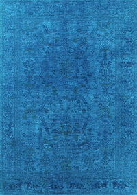 Oriental Turquoise Industrial Rug, urb2671turq