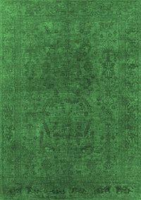 Oriental Emerald Green Industrial Rug, urb2671emgrn