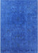 Mid-Century Modern Neon Blue Oriental Rug, urb2671