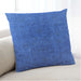 Lifestyle Image of Mid-Century Modern Urban Square Neon Blue Throw Pillow, 18 inch by 18 inch, pwurb2671