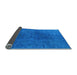 Sideview of Oriental Light Blue Industrial Rug, urb2671lblu