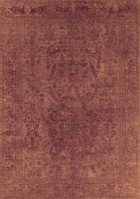 Oriental Orange Industrial Rug, urb2671org