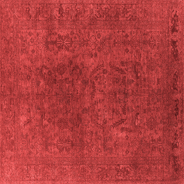 Machine Washable Oriental Red Industrial Rug, wshurb2671red