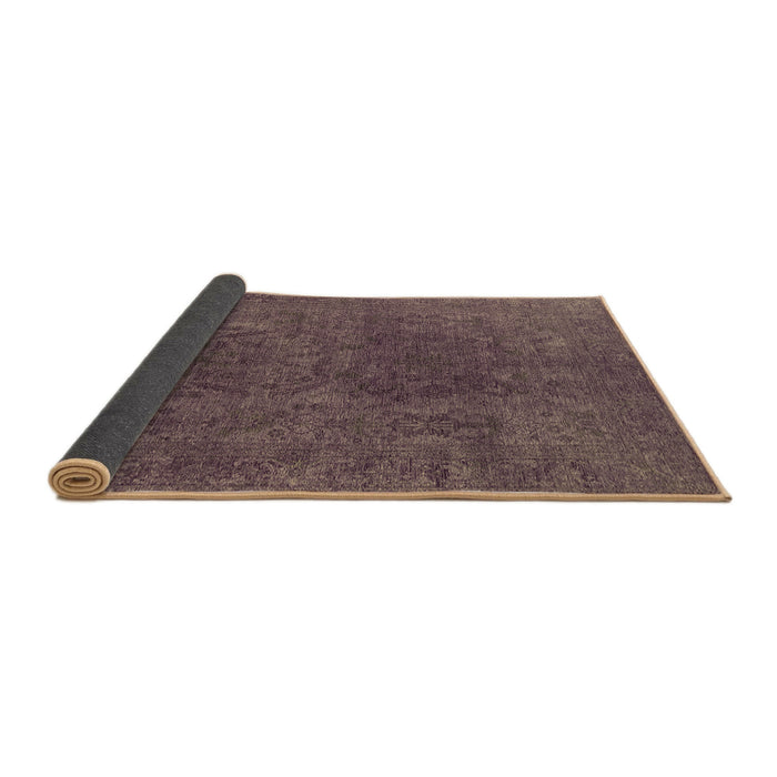 Sideview of Oriental Brown Industrial Rug, urb2671brn