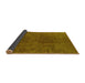 Sideview of Oriental Yellow Industrial Rug, urb2671yw