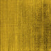 Square Oriental Yellow Industrial Rug, urb2672yw