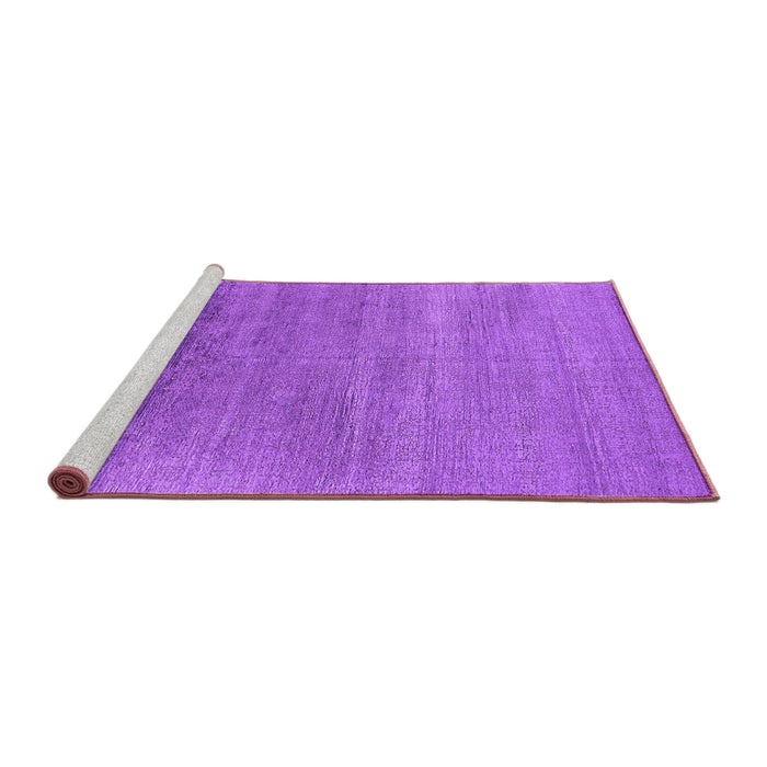 Sideview of Machine Washable Oriental Purple Industrial Area Rugs, wshurb2672pur