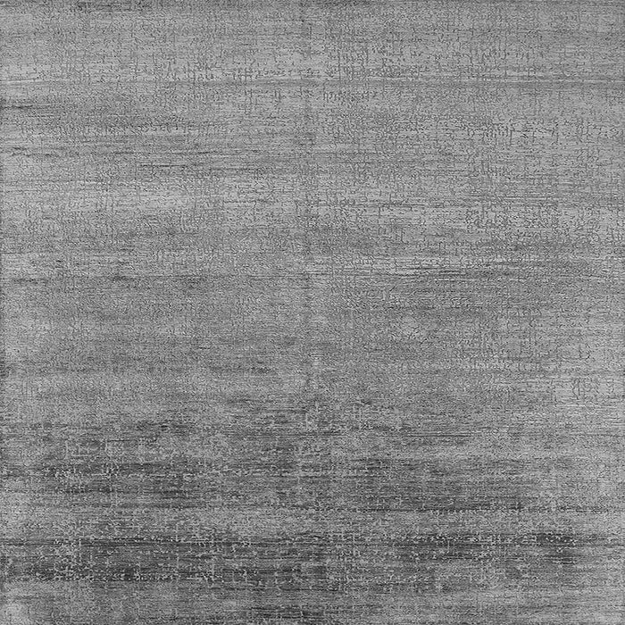 Square Machine Washable Oriental Gray Industrial Rug, wshurb2672gry