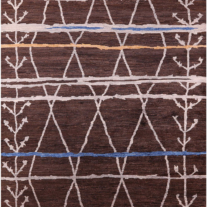 Mid-Century Modern Red Oriental Rug, urb2673