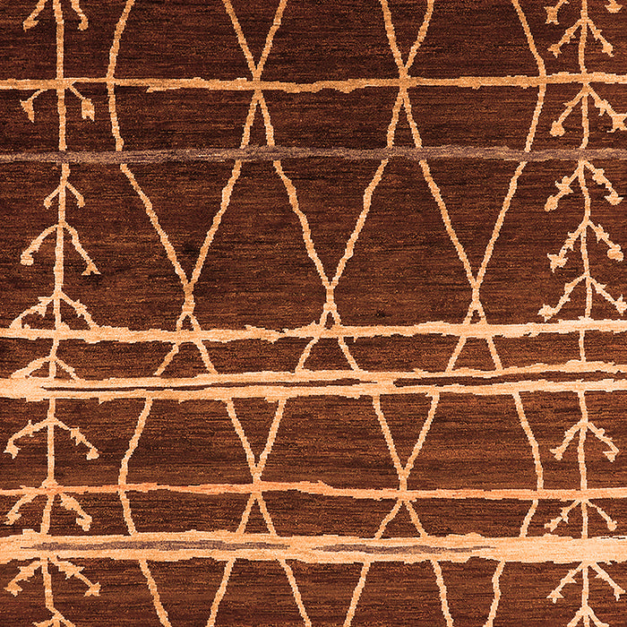 Machine Washable Oriental Orange Industrial Area Rugs, wshurb2673org