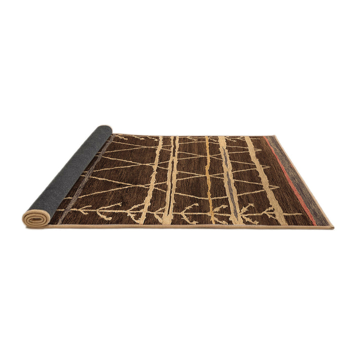 Sideview of Oriental Brown Industrial Rug, urb2673brn