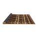 Sideview of Oriental Brown Industrial Rug, urb2673brn