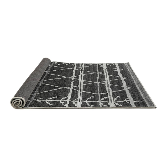 Sideview of Oriental Gray Industrial Rug, urb2673gry