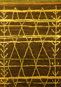 Oriental Yellow Industrial Rug, urb2673yw