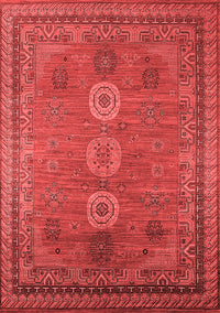 Oriental Red Industrial Rug, urb2674red