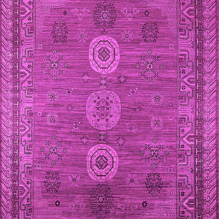 Machine Washable Oriental Pink Industrial Rug, wshurb2674pnk