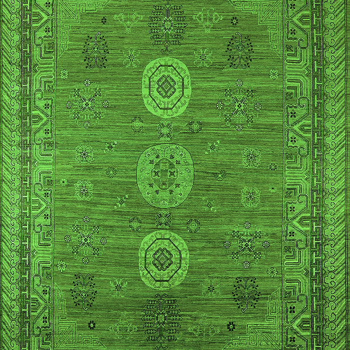 Oriental Green Industrial Rug, urb2674grn