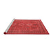 Industrial Red Washable Rugs