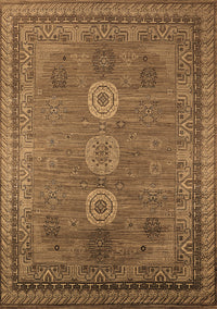 Oriental Brown Industrial Rug, urb2674brn