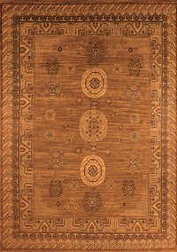 Oriental Orange Industrial Rug, urb2674org