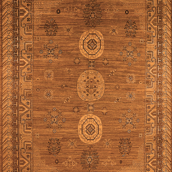Oriental Orange Industrial Rug, urb2674org