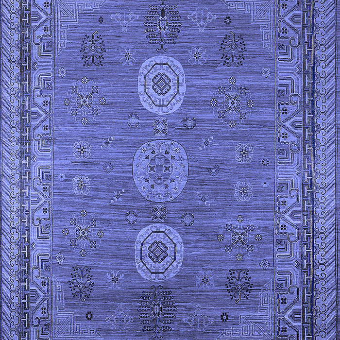 Oriental Blue Industrial Rug, urb2674blu
