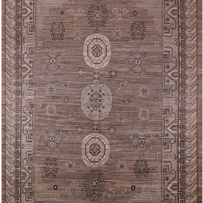 Machine Washable Industrial Modern Sepia Brown Rug, wshurb2674