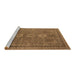 Sideview of Machine Washable Oriental Brown Industrial Rug, wshurb2674brn