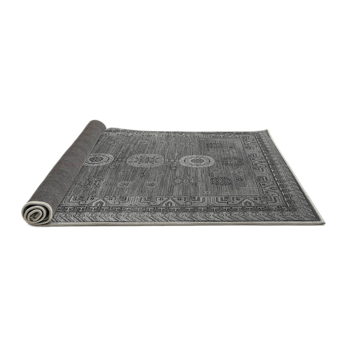 Sideview of Oriental Gray Industrial Rug, urb2674gry