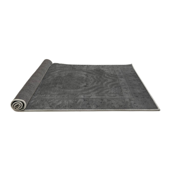 Sideview of Oriental Gray Industrial Rug, urb2675gry