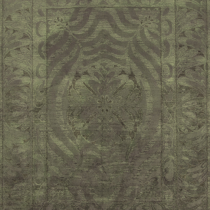 Machine Washable Oriental Brown Industrial Rug, wshurb2675brn
