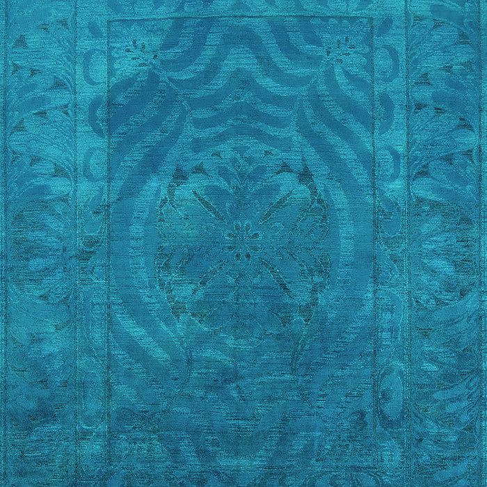 Oriental Turquoise Industrial Rug, urb2675turq
