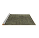 Sideview of Machine Washable Oriental Brown Industrial Rug, wshurb2675brn