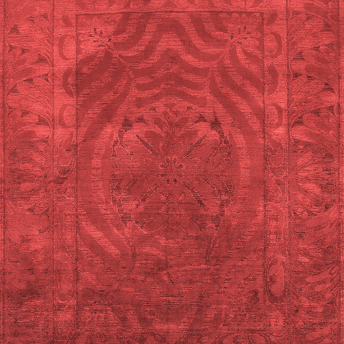 Machine Washable Oriental Red Industrial Rug, wshurb2675red