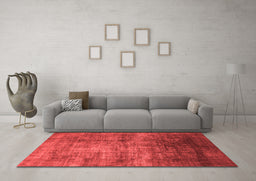 Industrial Red Washable Rugs