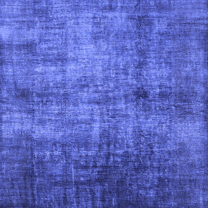 Machine Washable Oriental Blue Industrial Rug, wshurb2676blu