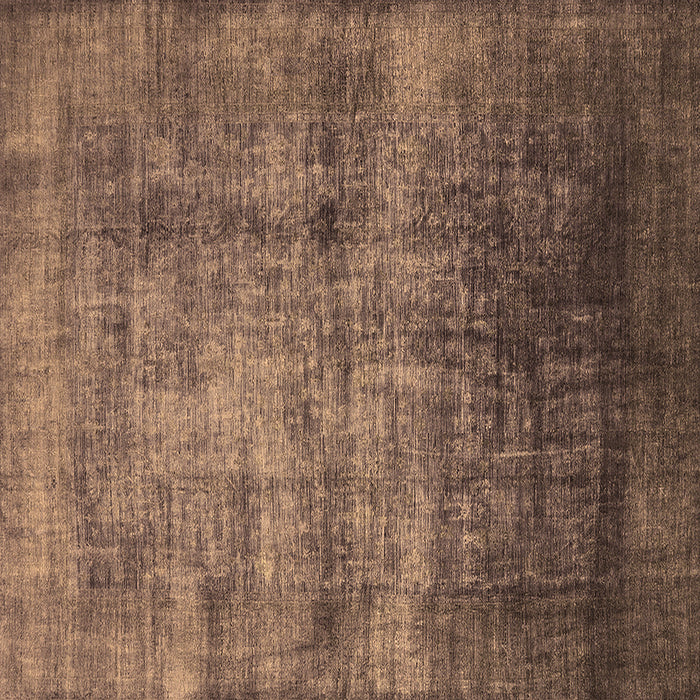 Square Oriental Brown Industrial Rug, urb2676brn