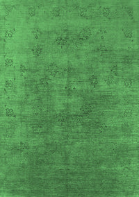 Oriental Emerald Green Industrial Rug, urb2677emgrn