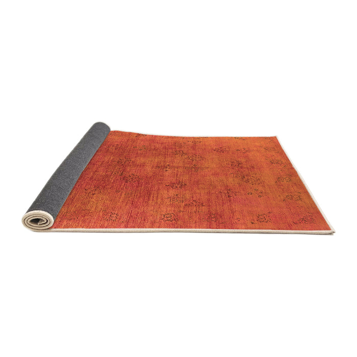 Sideview of Oriental Orange Industrial Rug, urb2677org