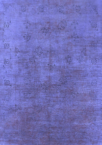 Oriental Blue Industrial Rug, urb2677blu