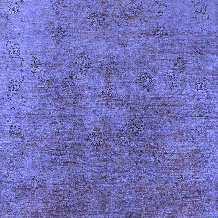 Oriental Blue Industrial Rug, urb2677blu