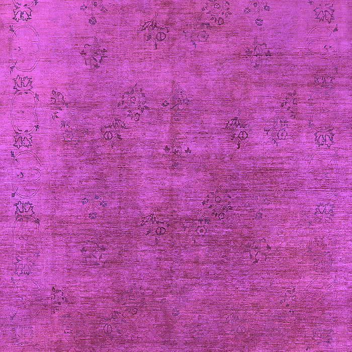Machine Washable Oriental Purple Industrial Area Rugs, wshurb2677pur