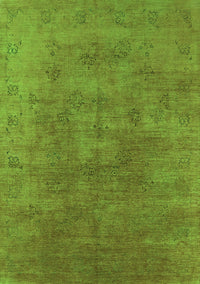 Oriental Green Industrial Rug, urb2677grn