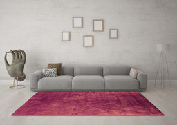 Machine Washable Oriental Orange Industrial Area Rugs in a Living Room, wshurb2678org
