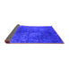 Sideview of Oriental Purple Industrial Rug, urb2678pur