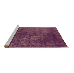 Sideview of Machine Washable Oriental Brown Industrial Rug, wshurb2678brn