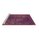 Sideview of Machine Washable Oriental Brown Industrial Rug, wshurb2678brn