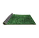 Sideview of Oriental Emerald Green Industrial Rug, urb2678emgrn